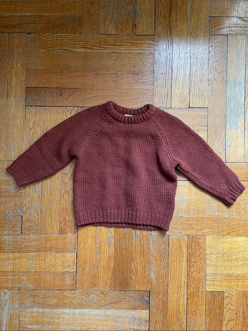 zara kids unisex knit sweater, size 3-4y